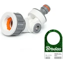 Bradas WL-2194 Ρακόρ Βρύσης 25.4x19mm Λευκό