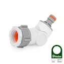 Bradas WL-2194 Ρακόρ Βρύσης 25.4x19mm Λευκό