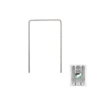 Bradas Metal Staples for Agrotextiles 7 cm x 15 cm — 100 pcs (SKU: ATSMGU1715/100L)