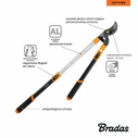 Bradas KT-V1250 V-Series Telescopic Lopper / Pole Pruner — cuts up to 30 mm