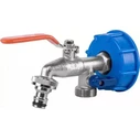 Bradas IBC S60x6 Adapter - Tap assembly with 2 male 3/4" outlets + 2 female 3/4" tap adapters (SKU: IBCS60-KK0512)