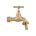 Ορειχάλκινη βάνα βρύσης Bradas G1/2" x G1/2" για λάστιχο 13mm