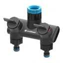 Cellfast 53-220 Διανομέας Ποτίσματος με Διακόπτη 21mm Μαύρο