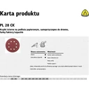 Klingspor Αυτοκόλλητο Φύλλο Λείανσης Έκκεντρου Τριβείου με Τρύπες 125x125mm Σετ 50τμχ (270707)