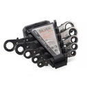 Silver Star Ratcheting Combination Ring Wrench Set - 5 pcs (6×8, 10×12, 13×14, 15×17, 19×22 mm)