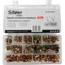 Metal Clips Set 135 pcs Silver (for rubber and silicone hoses)