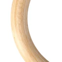 HMS TX08 17-35-009 Wooden Gym Rings, 23 cm Diameter