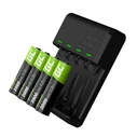 Green Cell VitalCharger USB Φορτιστής για Μπαταρίες Ni‑MH AA/AAA με 4x AA 2000mAh