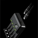Green Cell VitalCharger USB Φορτιστής για Μπαταρίες Ni‑MH AA/AAA με 4x AA 2000mAh