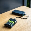 Green Cell VitalCharger USB Φορτιστής για Μπαταρίες Ni‑MH AA/AAA με 4x AA 2000mAh