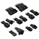 Kolink Core Pro Braided Cable Extension Kit 12V 2x6 Pin Type 1 - Jet Black/Gunmetal Grey (COREPRO-EK-12VT1-BGM)