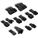 Kolink Core Pro Braided Cable Extension Kit 12V 2x6 Pin Type 1 - Jet Black/Gunmetal Grey (COREPRO-EK-12VT1-BGM)