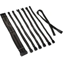 Kolink Core Pro Braided Cable Extension Kit 12V 2x6 Pin Type 1 - Jet Black/Gunmetal Grey (COREPRO-EK-12VT1-BGM)