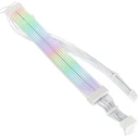 Kolink Umbra Radiant ARGB 12V-2x6 to 12V-2x6 Power Cable 90° Angled 70 cm White