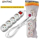Entac Power Strip 4 Sockets with Switch 3x1.5mm 1.5m