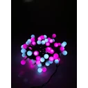Modee Christmas LED Λαμπάκια Τύπου Berry με Βύσμα Ροζ και Ψυχρό
