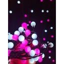 Modee Christmas LED Λαμπάκια Τύπου Berry με Βύσμα Ροζ και Ψυχρό
