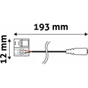 Avide LED Strip 12V 2835 12mm DC Female Connector
