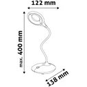 Avide LED Minimal Desk Lamp White 4W 210 lm (Rechargeable)
