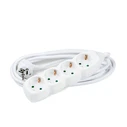 Technik Πολύπριζο 4 Θέσεων 1,5mm2 Λευκό 3m