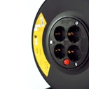 Technik Professional Στροφείο 4 Θέσεων 25m 1 5mm2 Μαύρο