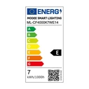 Modee Lighting Λάμπα LED Filament Κερί C35 7W E14 4000K 806lm ERP