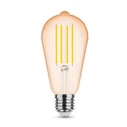 Modee Lighting Λαμπτήρας LED Filament Amber ST64 4W E27 320° 1800K 320 lumen
