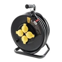 Technik Industrial Extension Reel 4-Socket 50m 1.5mm2 IP44 16A