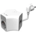 Technik Πολύπριζο Στρογγυλό 3 Θέσεων 1,4m με USB-A και USB-C 16A