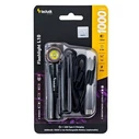 Handheld Flashlight Technik L10 with 1x18650 2200mAh Battery Osram P9 and USB C Cable 1000lm 1000lm