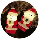 Christmas LED String Lights Modee Battery Powered 10 LED 1.35 m 15 cm Warm White