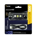 Technik Φακός Κεφαλής H33 SST20 LED Επαναφορτιζόμενος USB-C με Ενσωματωμένη Μπαταρία 1200lm
