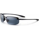 Maui Jim Men's Sunglasses HO'OKIPA Gloss Black Frame with Black Gradient Polarized Mirror Lens (64/17/130)