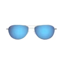 Maui Jim Baby Beach Polarized Men's Sunglasses - Blue Metal Frame, Polarized Mirror Lens B245-17