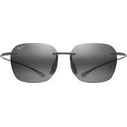 Maui Jim Komohana Unisex Γυαλιά Ηλίου 55/18/145 Γκρι Ματ Μεταλλικός Σκελετός με Μαύρους Polarized Φακούς (446-11M)