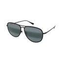 Maui Jim Fair Winds Ανδρικά Γυαλιά Ηλίου Μαύρος Μεταλλικός/Τιτάνιος Σκελετός Μαύρος Polarized Φακός 54/14/145 (554-02)