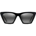 Maui Jim Kini Γυναικεία Γυαλιά Ηλίου με Μαύρο Κοκκάλινο Σκελετό και Μαύρο Polarized Φακό GS849-02K