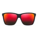 Maui Jim Cruzem Ανδρικά Γυαλιά Ηλίου Μαύρος Κοκκάλινος Σκελετός Κόκκινος Καθρέφτης Φακός RM864-02A