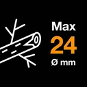 Fiskars Pruning Shears 28.5 cm (Max Cutting Ø 24 mm) - Model 1057171