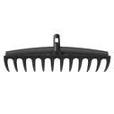 Fiskars Soil Rake Head, Plastic (No Handle) - Model 1014917