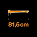 Fiskars Τσεκούρι Διαχωρισμού X32 με Λεπίδα L + Πτυσσόμενο Πριόνι