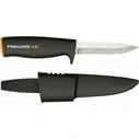 Fiskars K40 Μαχαίρι Μαύρο σε Θήκη 125860102