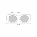 Spy Hangout Unisex Sunglasses Translucent Watermelon 53/22/145