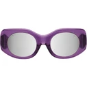 Spy Hangout Unisex Sunglasses - Purple Mirror / Polycarbonate Lens (53/22/145) - Model 1800000000066