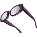 Spy Hangout Unisex Sunglasses - Purple Mirror / Polycarbonate Lens (53/22/145) - Model 1800000000066