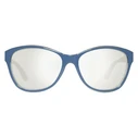 Guess Γυναικεία Γυαλιά Ηλίου GU7451 90C - Μπλε Κοκκάλινος Σκελετός, Ασημί Καθρέφτης Φακός