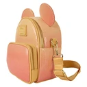 Loungefly Disney Mickey Mouse Glitter Convertible Mini Backpack and Crossbody Bag