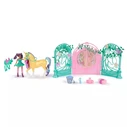 Spin Master Unicorn Academy — Σετ παιχνιδιού Ava & Einhorn Leaf Stall με εφέ αλλαγής χρώματος