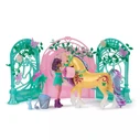 Spin Master Unicorn Academy — Σετ παιχνιδιού Ava & Einhorn Leaf Stall με εφέ αλλαγής χρώματος