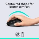Logitech MK345 Wireless Keyboard & Mouse Combo USB - US English - Black